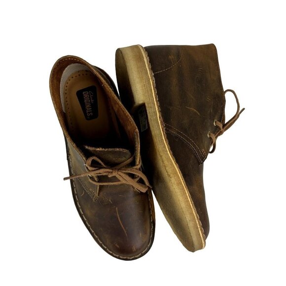 Clarks Originals Desert Boot Beeswax 6 - Picture 1 of 9